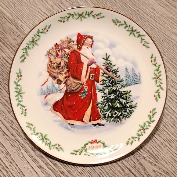 Lenox Other - Vintage Lenox international Santa Claus Series 1992 KRIS KRINGLE Christmas Plate